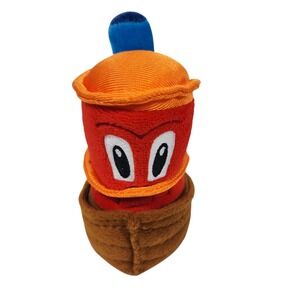 Tugboat Plush Toy Orange Red Boat Character‎ Soft Stuffed Nautical